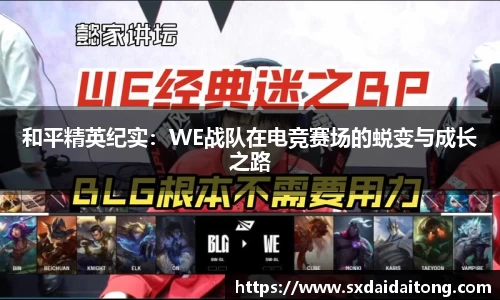 和平精英纪实：WE战队在电竞赛场的蜕变与成长之路